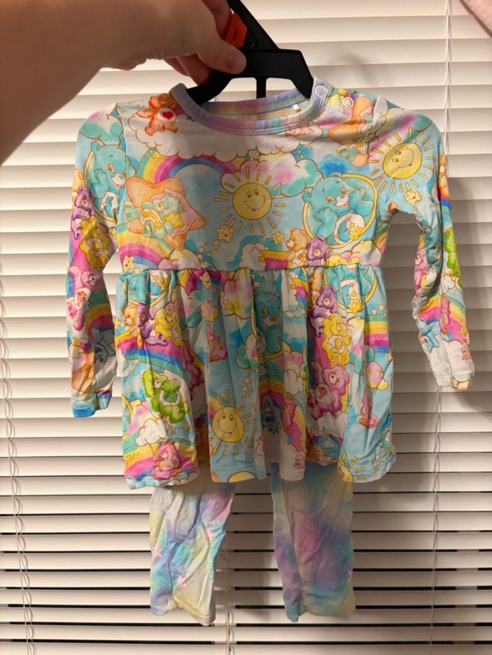 Bamboo baby girls Care Bears 2pc set 12-18months